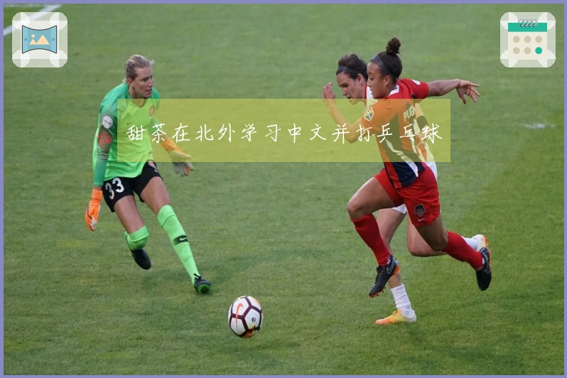 甜茶在北外学习中文并打乒乓球